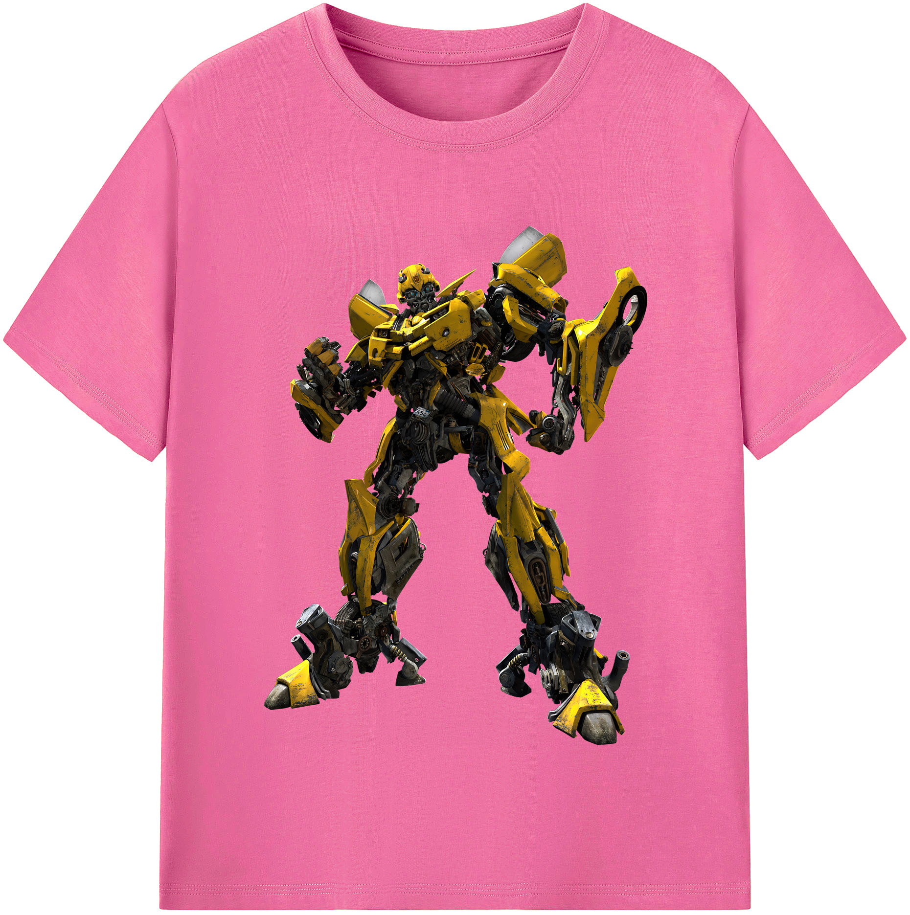（画像用） Transformers トランスフォーマー レディースカジュアルプリントTシャツ（綿100％）